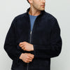 The Alba Navy Leather Men  Jacket