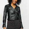 The Deytona Black Leather Women Jacket