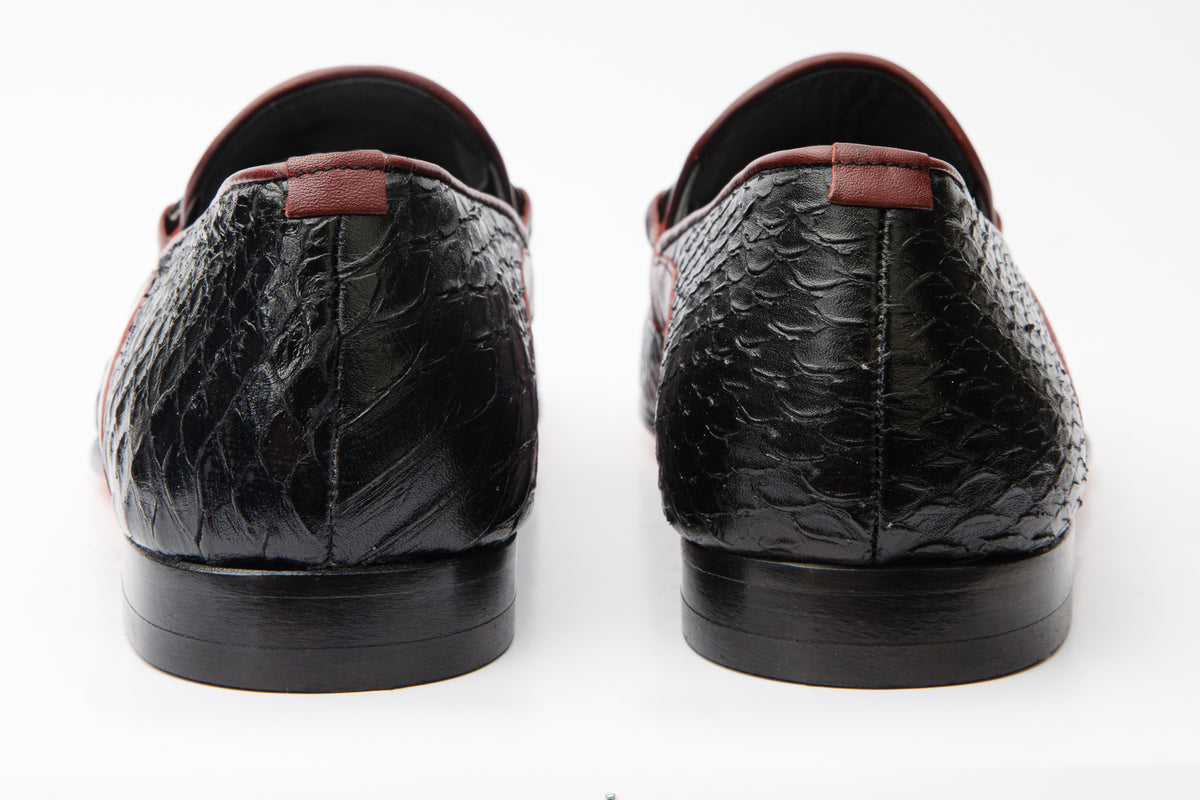 The Milano Black Shoe Bit Loafer Men  Shoe Final Sale!
