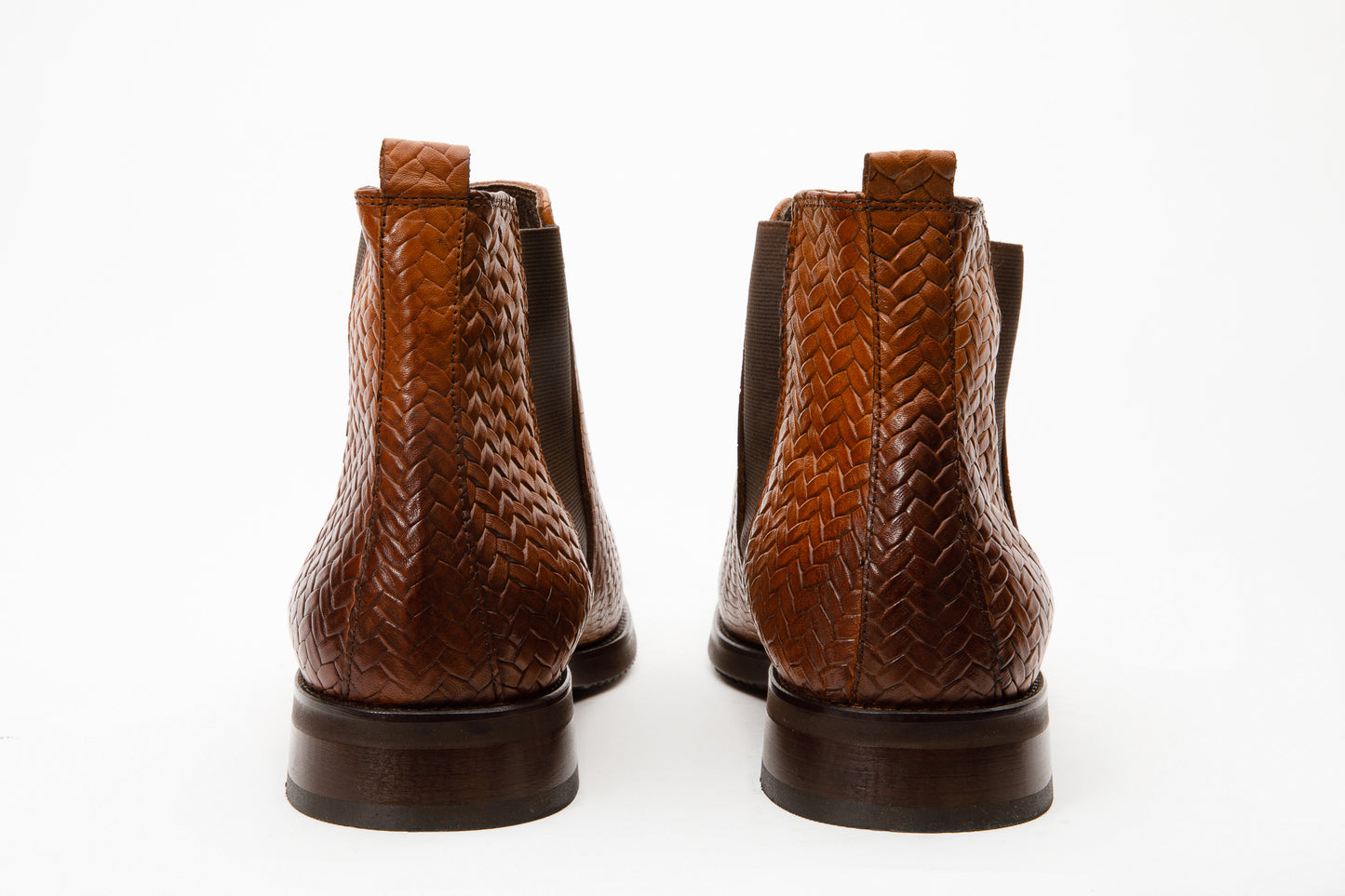 Bota Chelsea de piel color canela Oslo para hombre