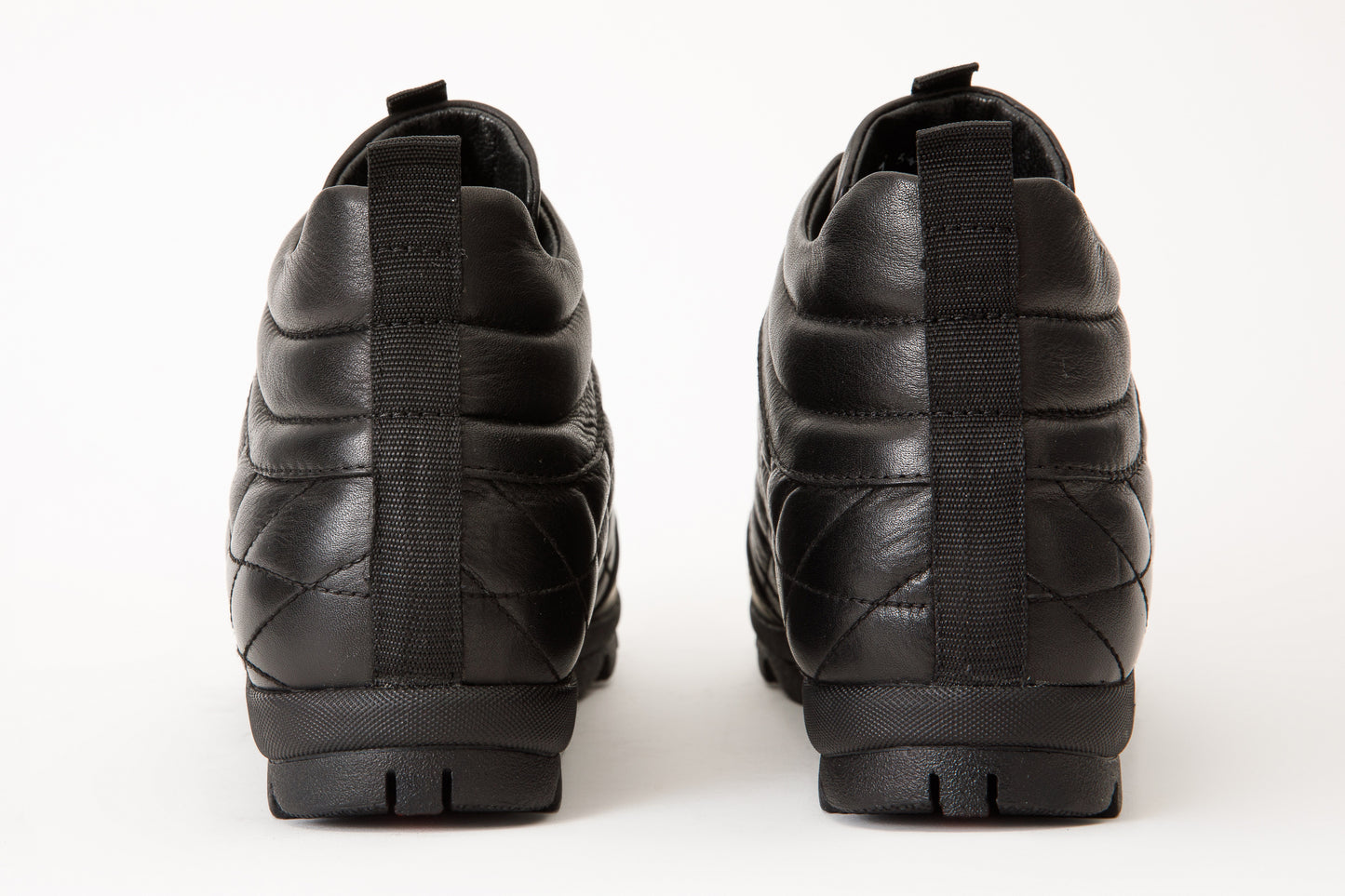 The Riga Black Leather Casual Lace-Up Men  Boots Final Sale!