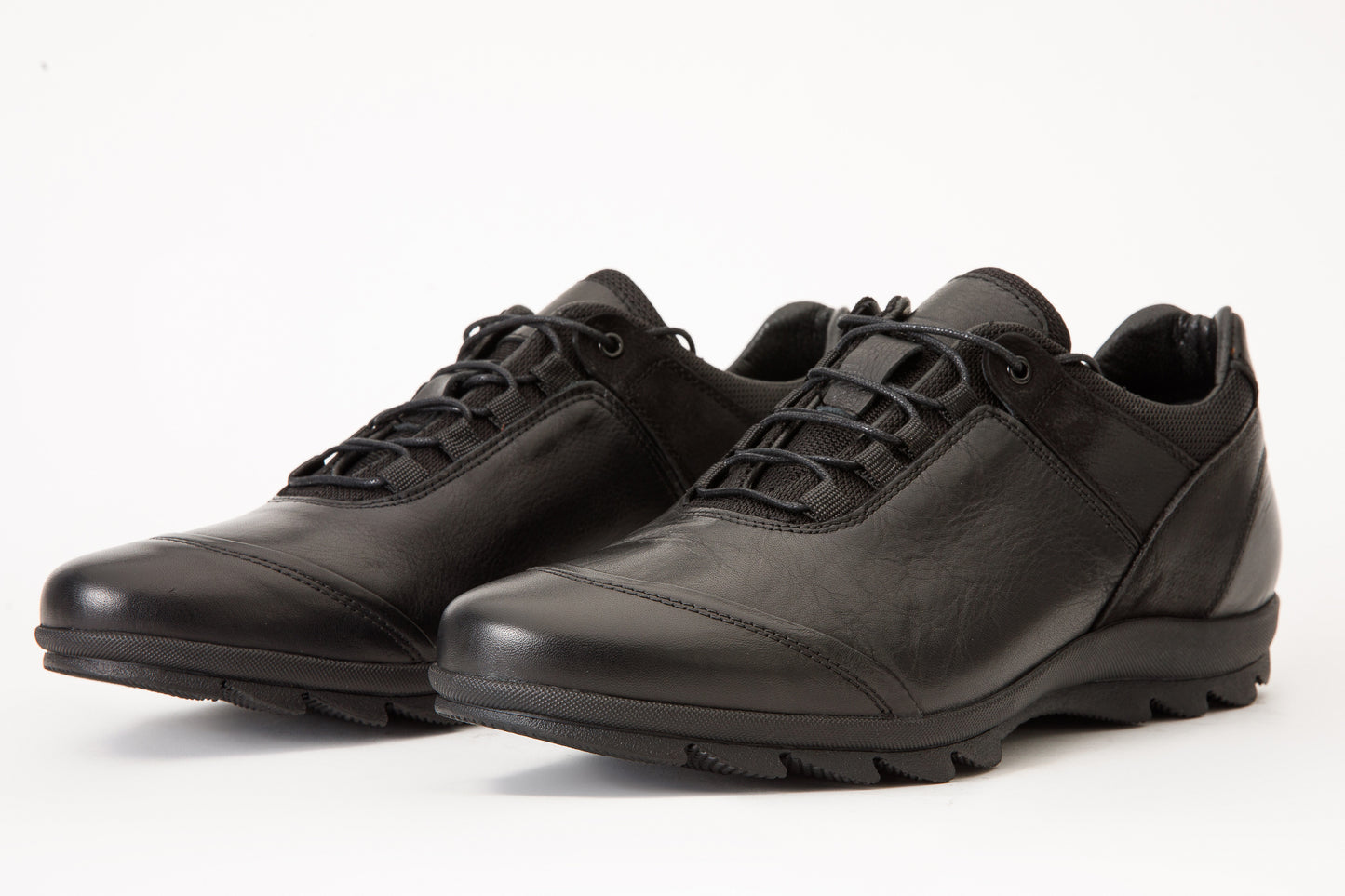 The Madrid Black Leather Casual  Men Shoe Final Sale!
