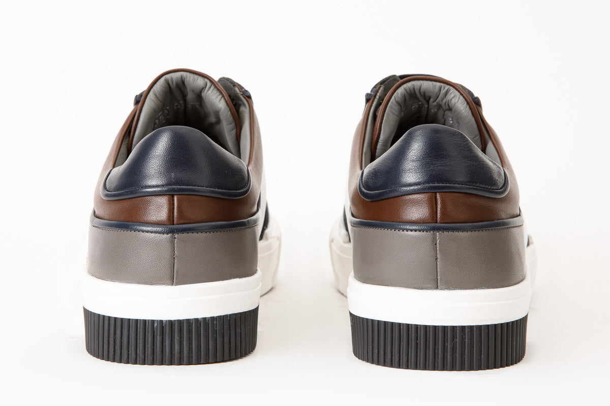 The Rom Multicolor Leather Men Sneaker