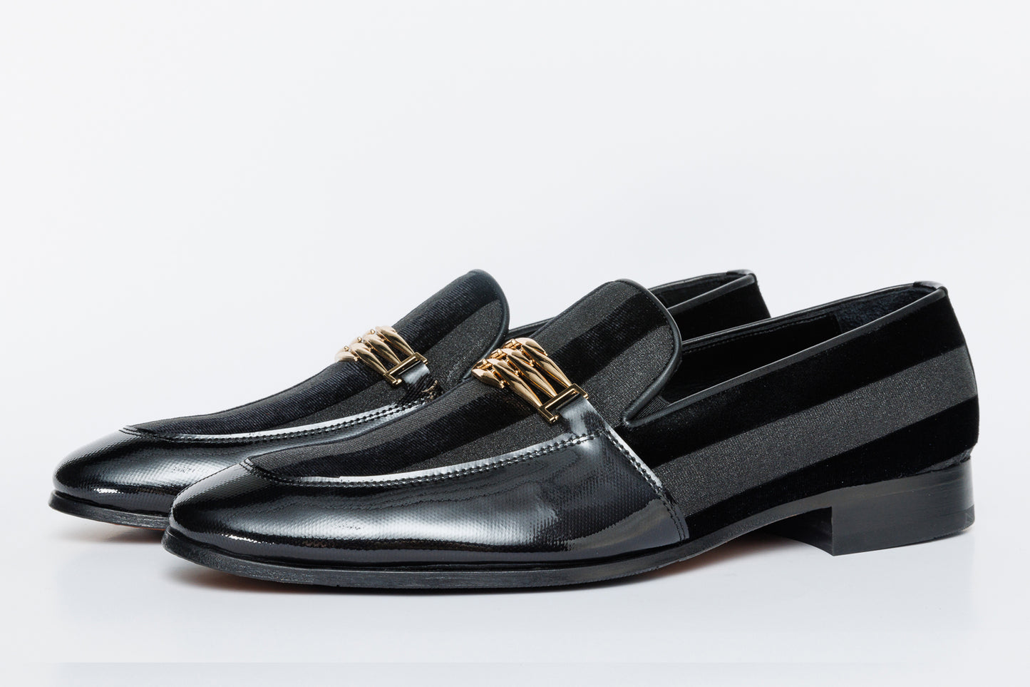 El zapato de cuero para hombre Pontalto, mocasín negro