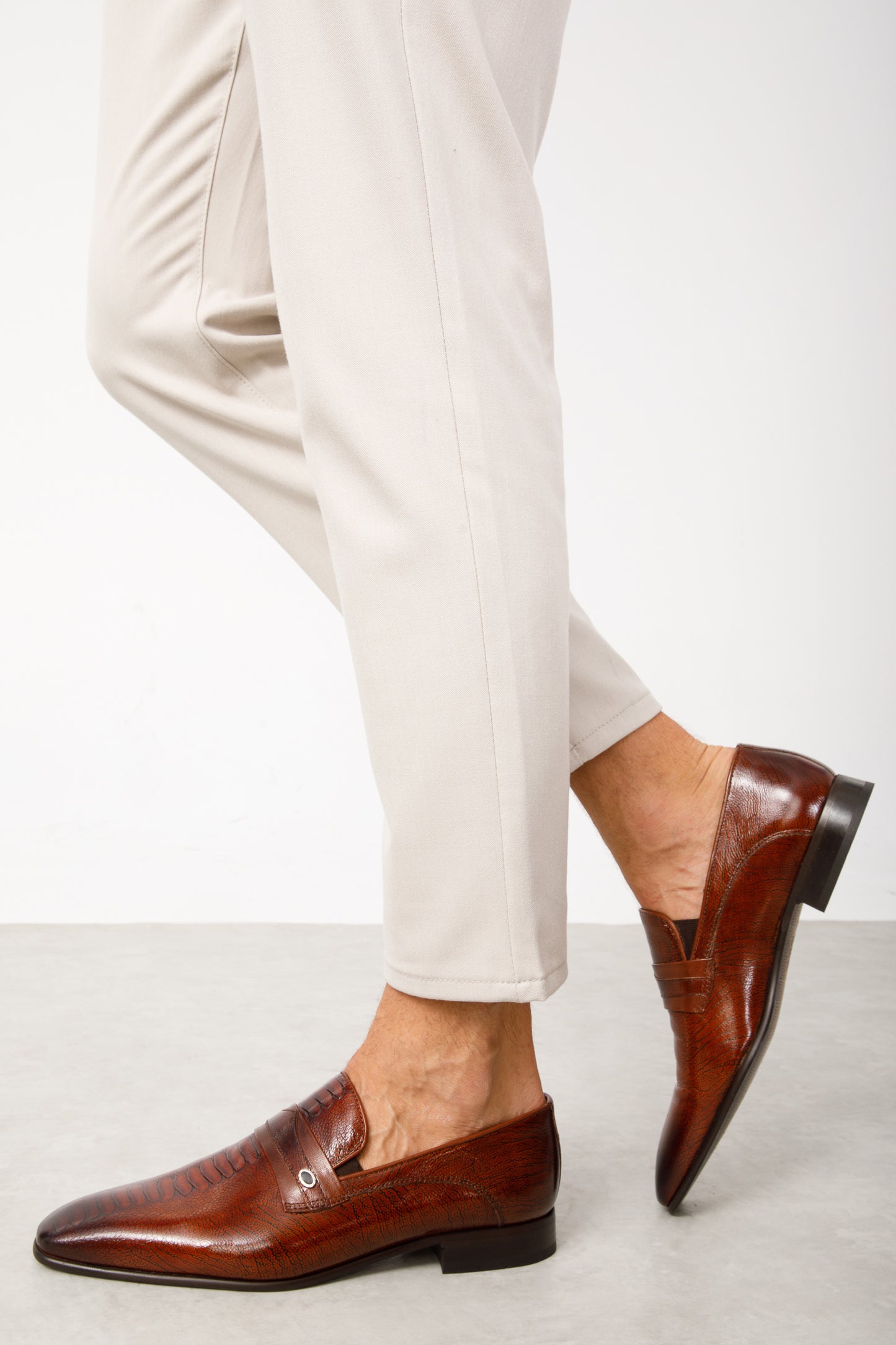 El mocasín Bangkok Tan Penny para hombre